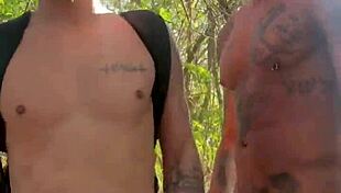 Big Black Hetero Meets Thirsty Novice Behind School