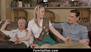 Stepbrother and Stepdad Spend Time with Stepson's Daughter