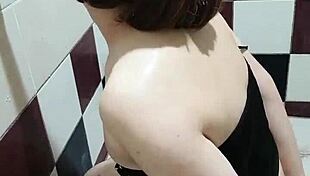 asian office lady chihiro akino handles work tasks professionally