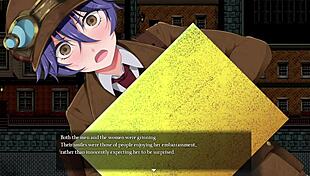 Cute Girl Grabs Strange Item in Man's Box - Detective Girl of Steam City Part 6