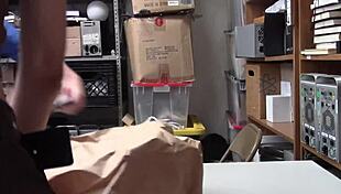 thief gets pounded by investigator in office