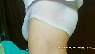 mostrando bulto en calzoncillos ajustados video gay fetiche alejandro mistral 😏