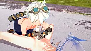 Razor and Bennett get naughty in Genshin Impact