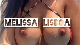 Melissa lisboa shows off and takes cum in her ass part 2