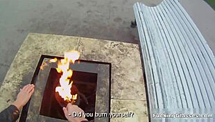 Shaved Teen Kirsten Bent Over for Spontaneous Fucking!