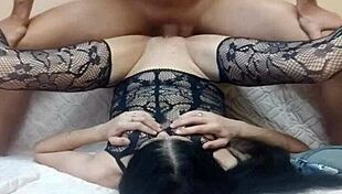 sexy milf wife in stockings spreading legs for anal, you ready?