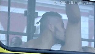 Public Bus Passenger Witness An Extreme Lovers Fucking In Front Of Them 😈