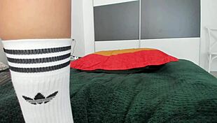 hot teen bbw explores first anal webcam session with toys and dildo, feeling intense pleasure and excitement