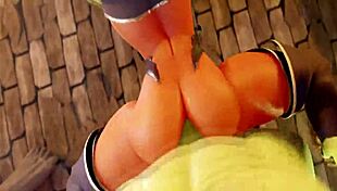 Hentai big tits ass banging monster cock