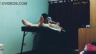 Gay amateur massage ends with blowjob