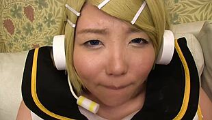 Japanese cosplay in anime style