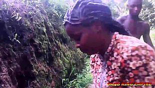 hardcore doggy style fun with african village maiden