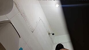 Mexican Voyeur Spies on Teen Showering in Bathroom After School, Hidden Cam Captures Not Sister Scene