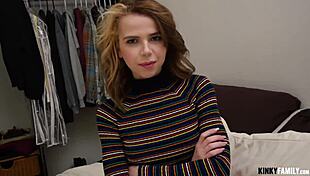 Slutty stepsis alina west swallows cum hard