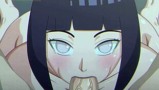 hinata gives blowjob in dr korr series