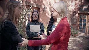 i'm scarlett sage, serena blair, and cadence lux on the path to forgiveness with tribbing and oral