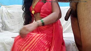 Indian Mother-In-Law In Pink Saree Gets Taken Hard By Brother-In-Law!