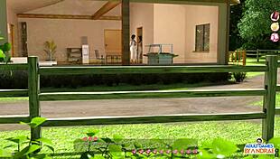 Violet Cums Hard From Clapping In Intense 3Some Gangbang