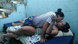 Enjoying Good Sex Outdoors With Friend's Slut On Nice Day!