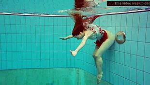 Hairy Ginger Polish Teen 18+ Underwater!