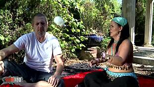 gypsy witch sees future with cock in ass