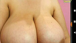 Chubby Girl Shows Huge Tits on Webcam Live
