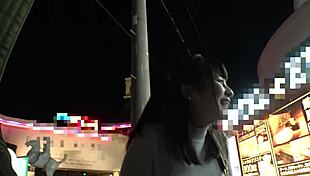 Beautiful Japanese teen with natural big boobs in homemade video