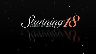 Blonde Teen 18+ Reveals Bright Hazel Eyes While Nude