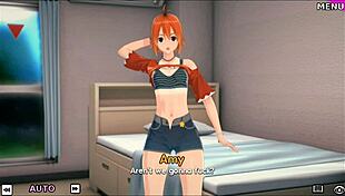 3D animated classroom date with the special harém girl Amy