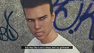 Girlfriend Fucks Officer In Front Of Bf