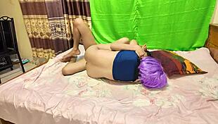 Hanif and Adori engage in hardcore pussy sex with the step-brother's wife in desi bangla style.