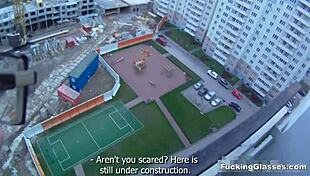 Shaved Teen Kirsten Bent Over for Spontaneous Fucking!