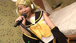 Japanese cosplay in anime style