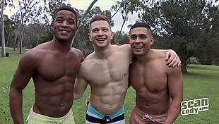 Landon Deacon And Asher Bareback Sucking In Gay Fantasy