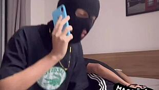 Intense ransom turns into hardcore ass payment for the young guy