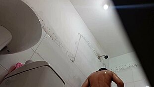 Mexican Voyeur Spies on Teen Showering in Bathroom After School, Hidden Cam Captures Not Sister Scene