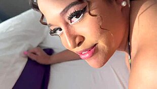 Wow, Ebony Teen Step Sis Begging to Get Pregnant!