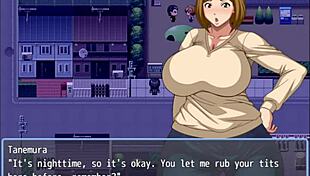 milf fucks son's friend in park at night