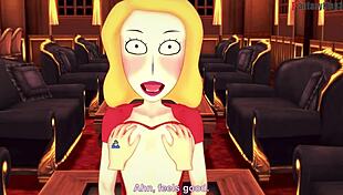 Beth Smith Enjoys Hard Sex In Rick And Morty Fantasy 😏