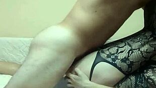 sexy milf wife in stockings spreading legs for anal, you ready?