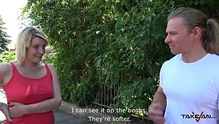 Wild Summer Cock Ride for Chubby Blonde Traveler