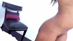 Intense Fucking of Ebony Teen's Pussy with Monster Cock, Blowjob, Cum in Mouth