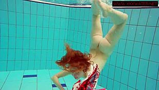 Hairy Ginger Polish Teen 18+ Underwater!