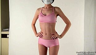 Erotic strange fetish video with balloon tongue armpit asian upskirt skirt japanese