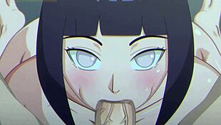 hinata gives blowjob in dr korr series