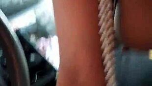 Samantha Sucks Big Cock With Natural Tits!