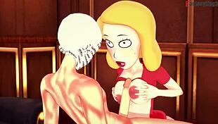 Beth Smith Enjoys Hard Sex In Rick And Morty Fantasy 😏
