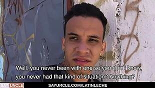 i got tricked into riding a big uncut dick for cash in this gay orgy, first time bareback