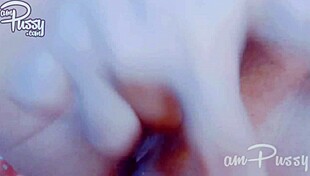 Amateur Asian Pussy Fingering Close-Up Masturbation