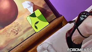 aria alexander robomeat frozen ex gf gets wild